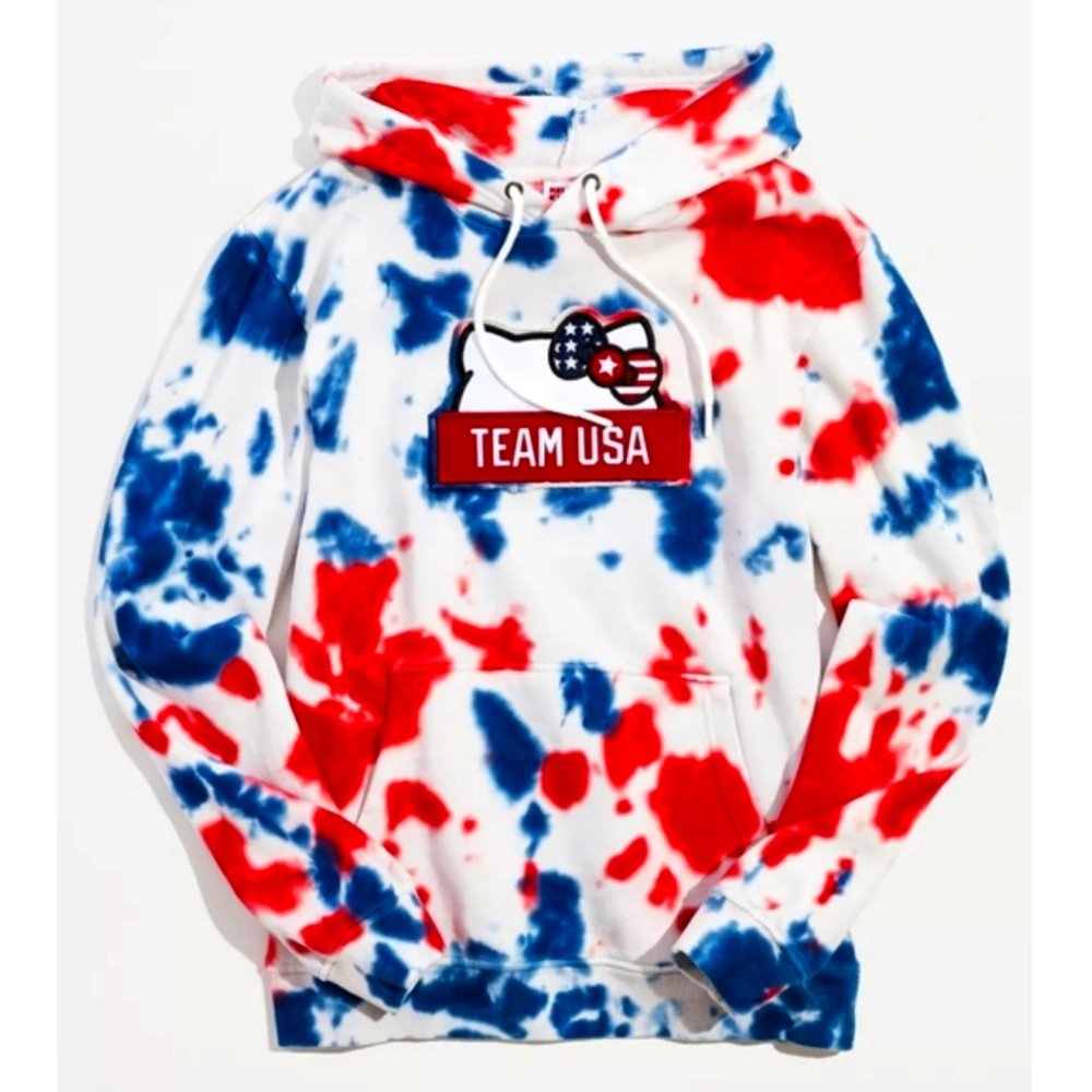 Hello Kitty x Urban Outfitters Tie Dye Hoodie